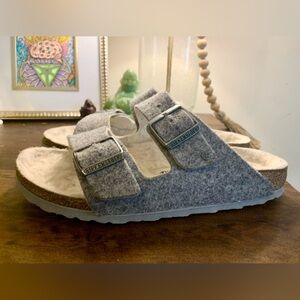 Birkenstock Arizona Sherling Lined Sandal size 39